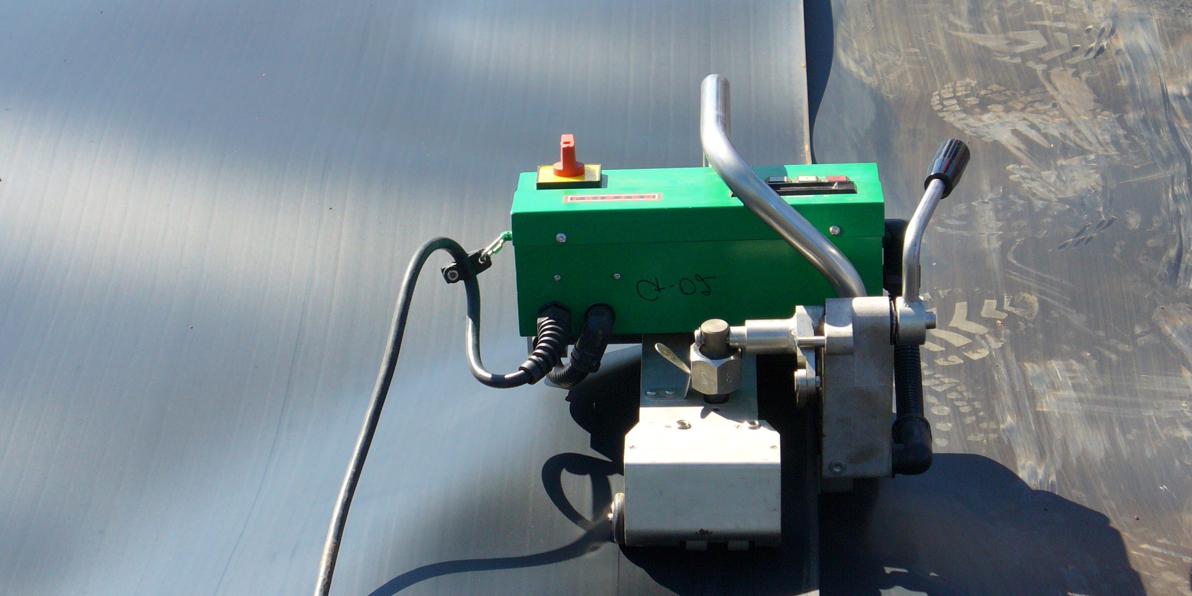 сварка геомембраны