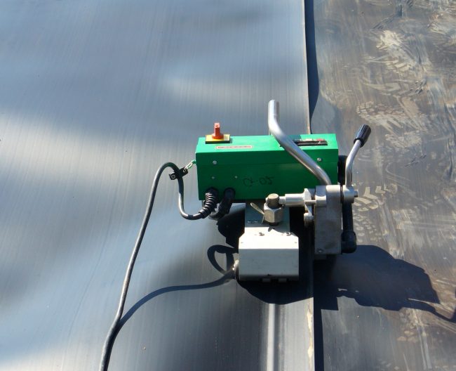 сварка геомембраны